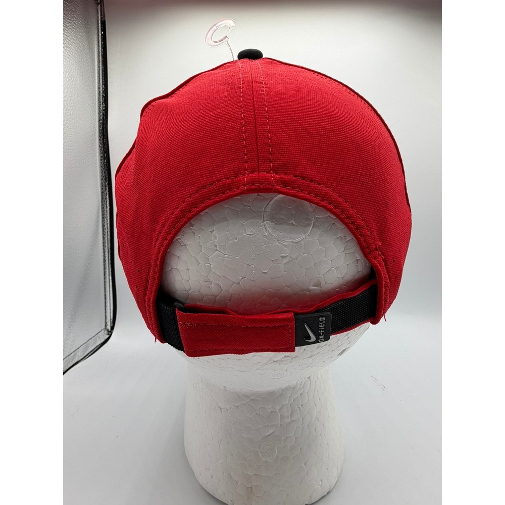 Nike Georgia Bulldogs Hat Red AeroBill Legacy91 Dri-Fit Adjustable Football Cap - Picture 5 of 12